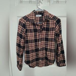 Abercrombie KIDS Brown/Black plaid.
